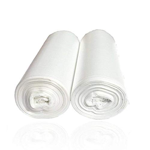 2 Gallon Small Trash Bags, Wastebasket Trash Bags for Office, Home Waste Bin Trash Can Liners Pet Waste Bags Disposal Bags(Clear, 100 Counts/ 2 Rolls)