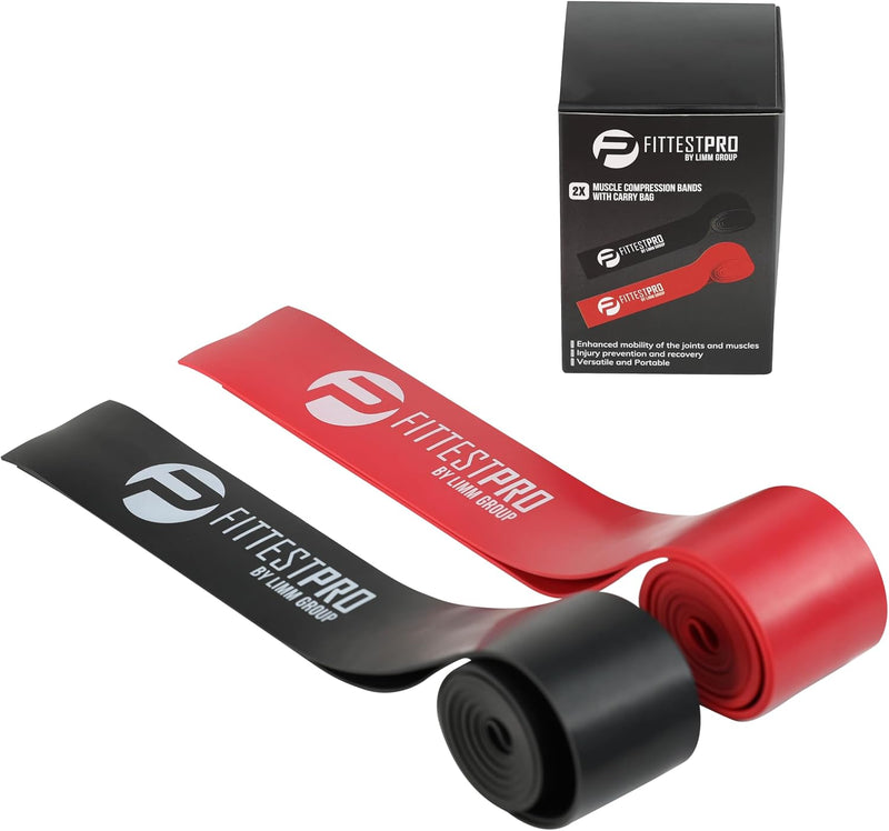 Muscle Compression Floss Bands - Tack and Flossing Bands for Mobility, Fitness, and Recovery - Best for Athletes