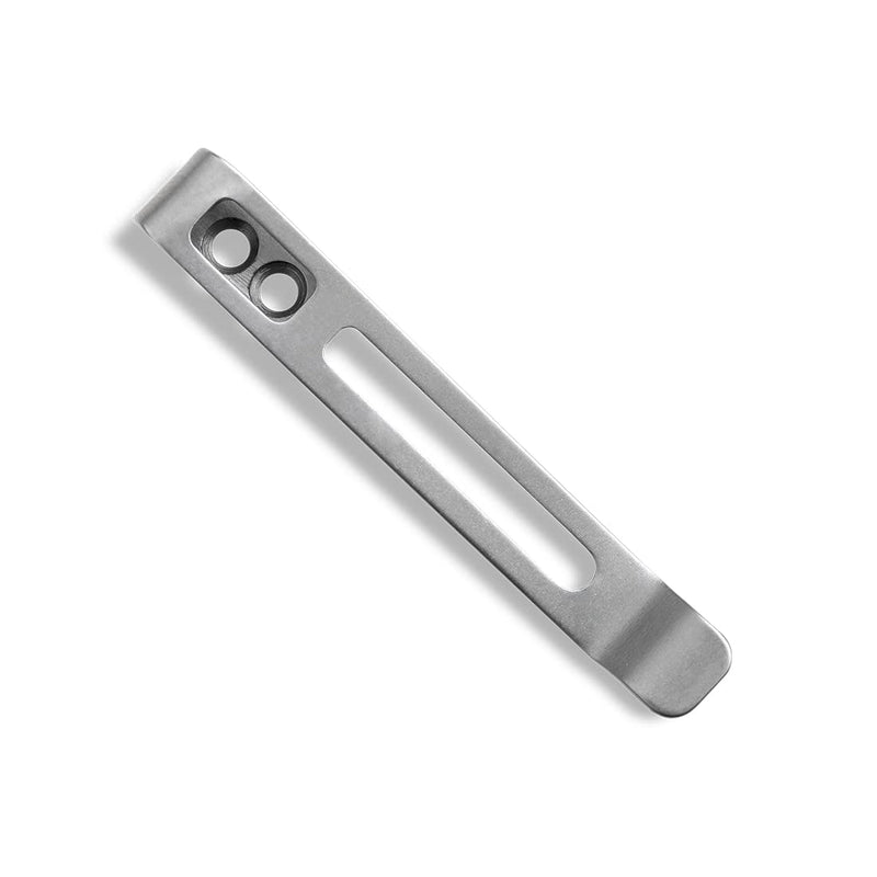 CIVIVI Deep Carry Pocket Clip for Knives,Recessed Screw Hole Design, NO Screws Included CA-05B (Plain)