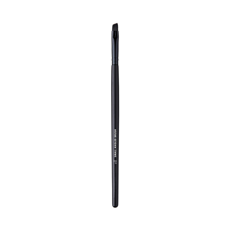 E.L.F. Small Angled Brush, Creates Even, Thin & Straight Lines, Great for Applying Lip Color, Eyebrow Color & Eyeliner, Vegan & Cruelty-Free