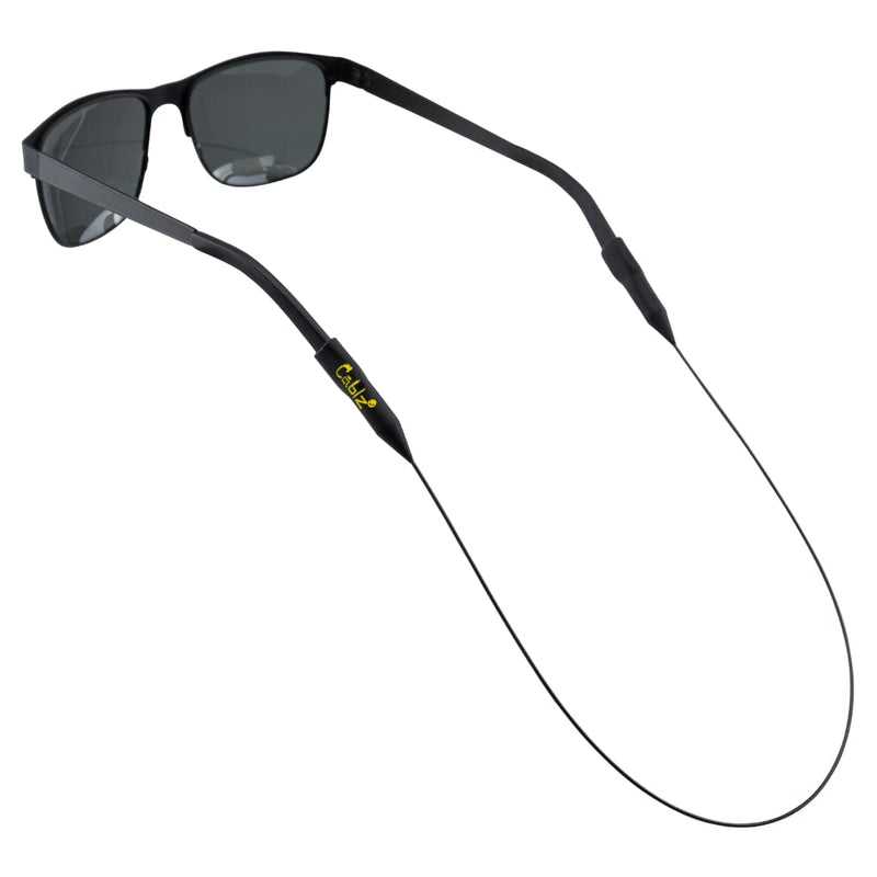Cablz Original Eyewear Retainer | Stainless Cable Eyewear Retainer Strap 14-inch Black