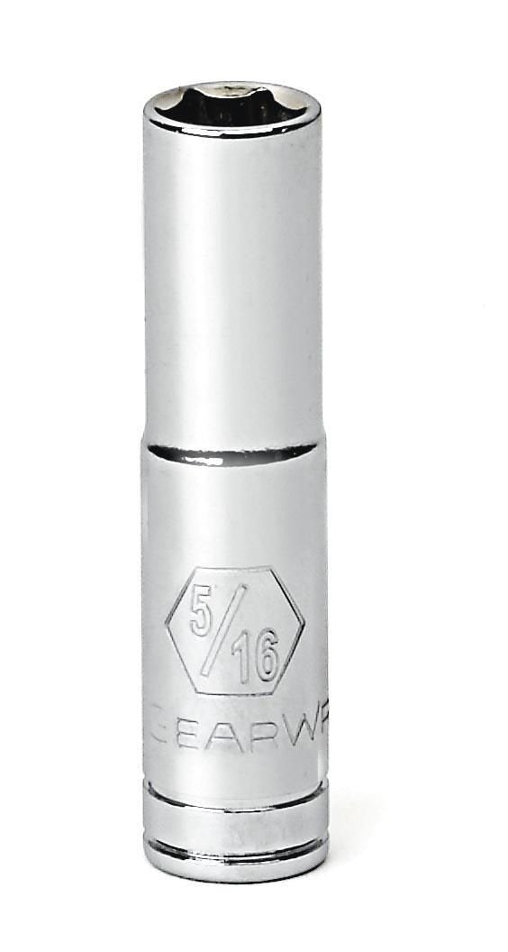 GEARWRENCH 1/4" Drive Deep SAE Socket 5/16", 6 Point - 80119