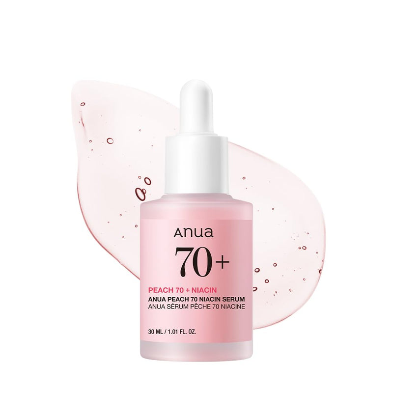 Anua Peach 70 Niacinamide Serum, Daily Glow Serum For Face, Skin Tone & Dullness Care with Vitamin B12, Lightweight, Hydrating For Glass Skin