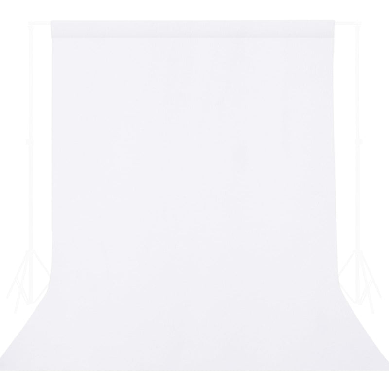 GFCC 8FTX10FT White Backdrop Background for Photography Photo Booth Backdrop for Photoshoot Background Screen Video Recording Parties Curtain