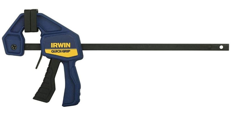 IRWIN QUICK-GRIP Bar Clamp, One-Handed, Micro, 4-1/4-Inch (1964746), Yellow 1 count (Pack of 1) 4-1/4 inch