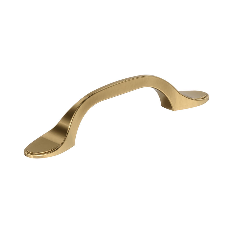 Amerock 3" Ravino Champagne Bronze Arch Drawer Pull | 3 inch (76mm) Center-to-Center Mounting Distance and 5 inches Overall Length, Durable Zinc