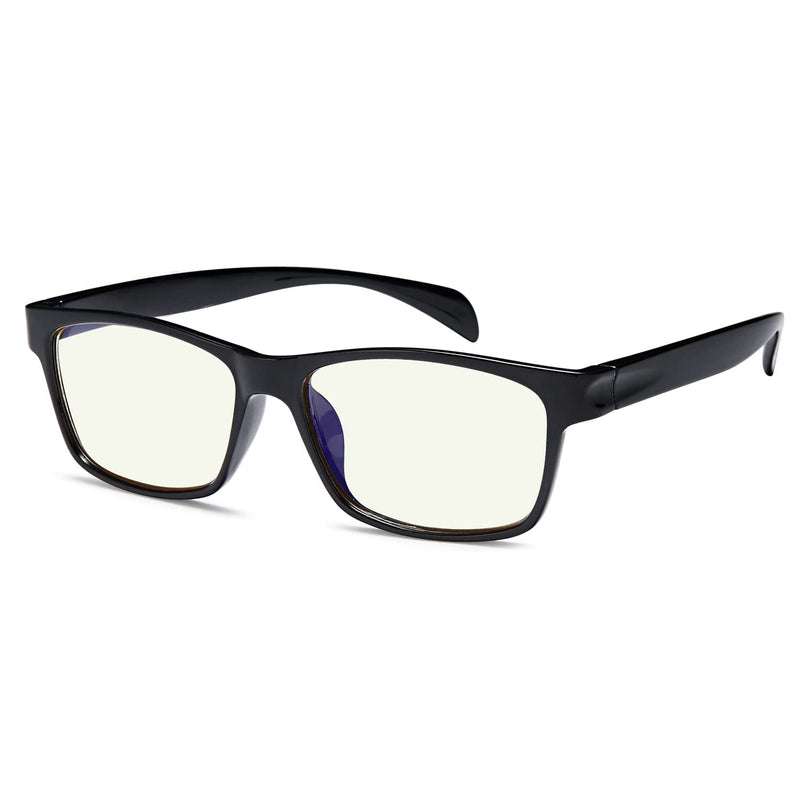 Gamma Ray Computer Blue Light Blocking Gaming Glasses w/Amber Tint and Anti Glare UV Digital Eyestrain 0.00x