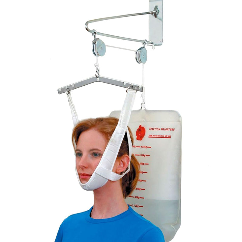DMI Over the Door Posture Corrector and Cervical Neck Traction Device for Physical Therapy, FSA HSA Eligible Neck Stretcher, Back Stretcher, Neck