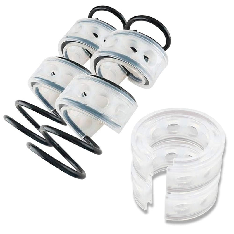 2Pcs Universal Car Coil Spring Buffer Shock Absorber Bumper Suspension Cushion for Vibration Dampening Noise Reduction Boosts Driving Comfort Kit