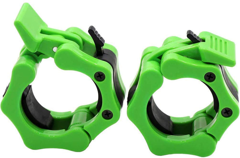 Barbell Clamps 2 inch, Heavy Duty Exercise Collars 2" Quick Release Pair of Locking Pro Olympic Weight Bar Plate Locks Collar Clips for Workout