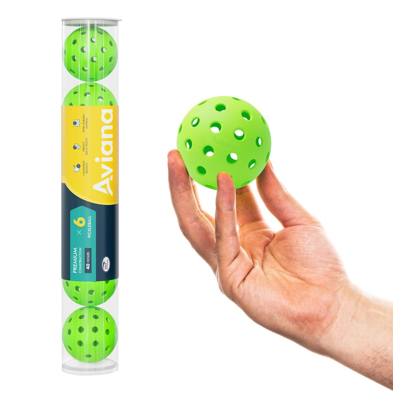 Outdoor Pickleball Balls USAPA Approved for Tournament Play 6 12 48 Packs Durable 40-Hole Design Ideal for All Skill Levels Pickleball Accessories