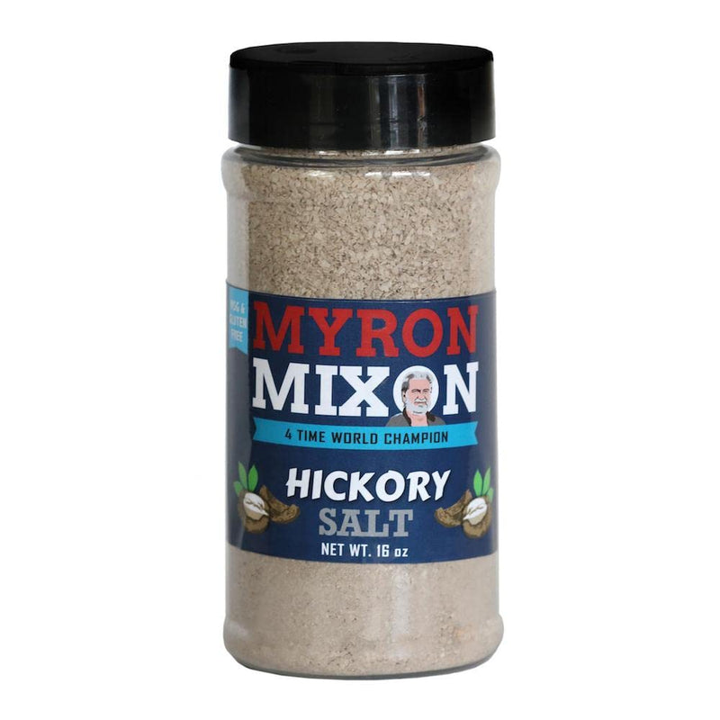 Myron Mixon BBQ Rub | Hickory Salt | Champion Pitmaster Recipe | Gluten-Free BBQ Seasoning, MSG-Free, USA Made | 16 Oz Hickory Salt 16 Ounce (Pack
