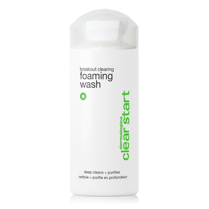 Dermalogica Clear Start Breakout Clearing Foaming Wash - Acne Face Wash with Salicylic Acid & Tea Tree Oil - Dive Into Pores to Clear, Soothe, &