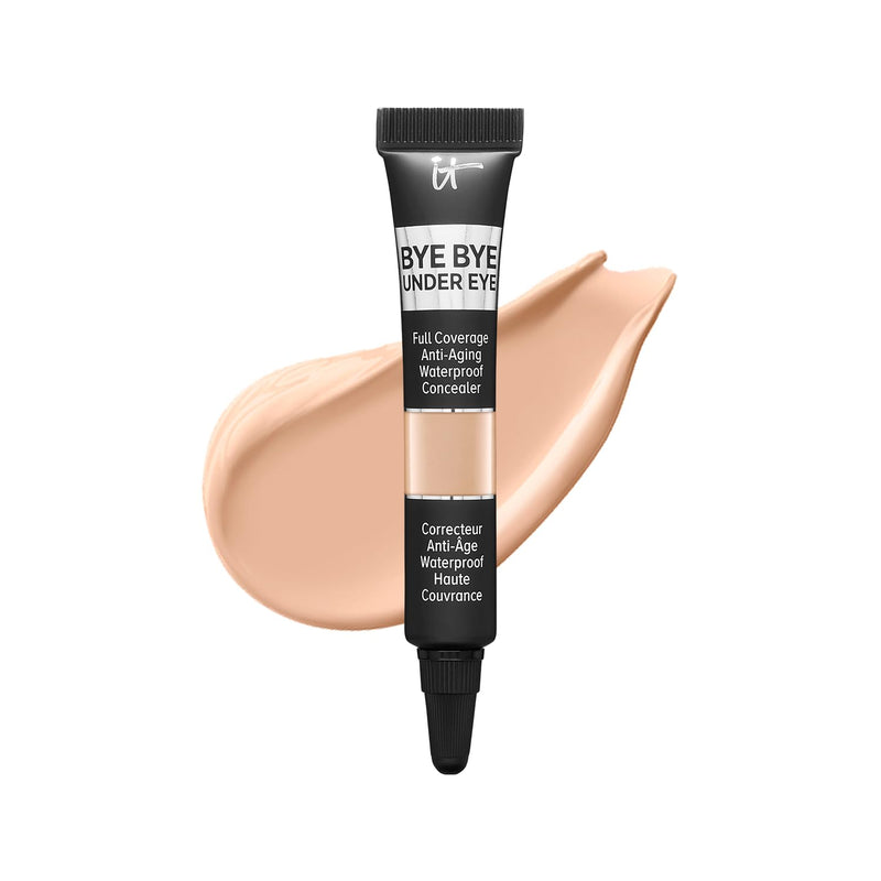 IT Cosmetics Bye Bye under Eye Concealer Travel - Waterproof Full Coverage Concealer for Dark Circles, Fine Lines, Redness & Discoloration,
