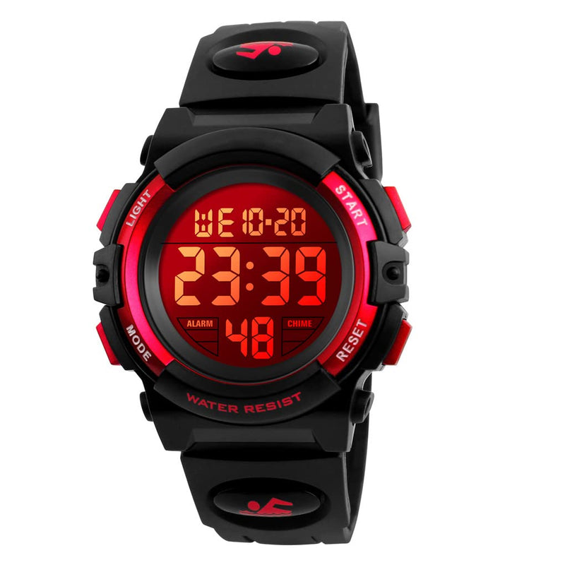 Dayllon Kids Digital Watch Boys Outdoor Sports 50M Waterproof Girls Watches Alarm Clock 12/24 H Stopwatch Calendar for Ages 3-15 Boy Girl