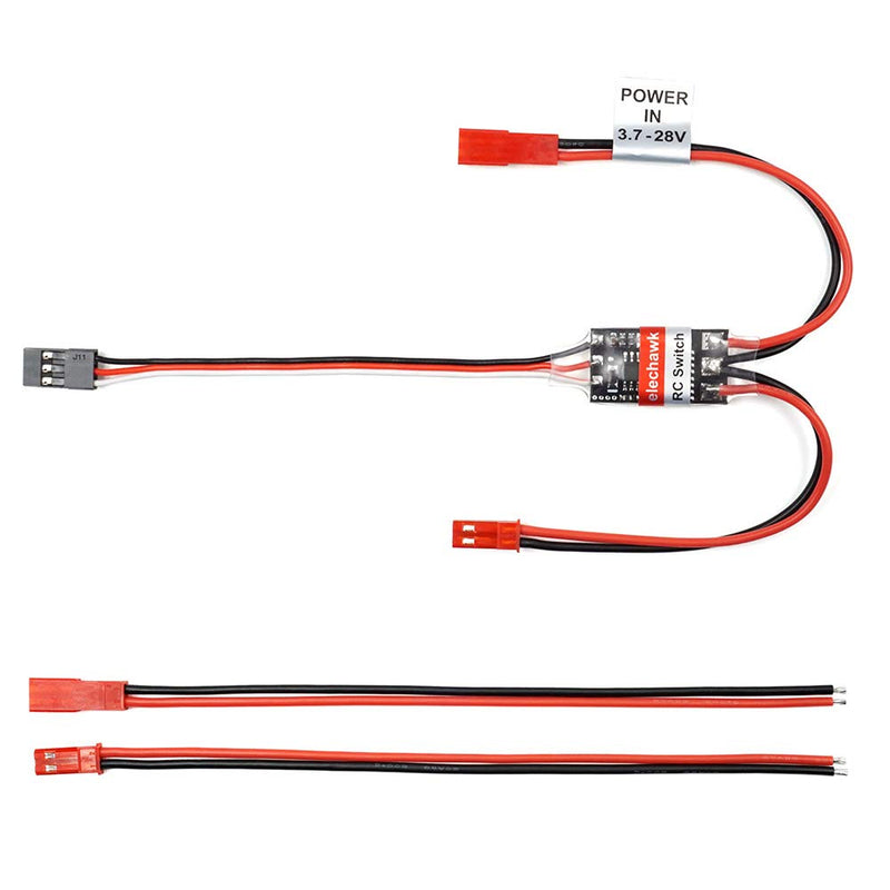 RC Remote Controlled AUX on/Off Electronic Switch Relay for Car Truck Boat LED Light Drone (8A)