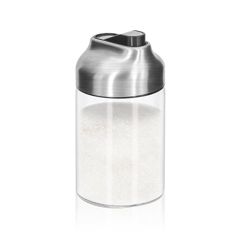 Aelga Glass Sugar Dispenser with Pour Spout, Weighted Pourer, Coffee Bar Accessories for Coffee, Tea and Baking 1