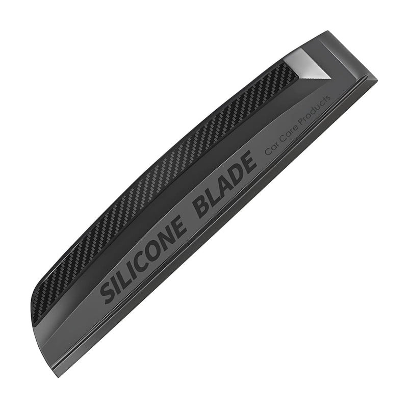 Car Window Squeegee, Soft Silicone Blade for Cleaning Water, Professional One-Piece Auto Glass Water Wiper, 11.8 Inches Water Scraper Cleaner for