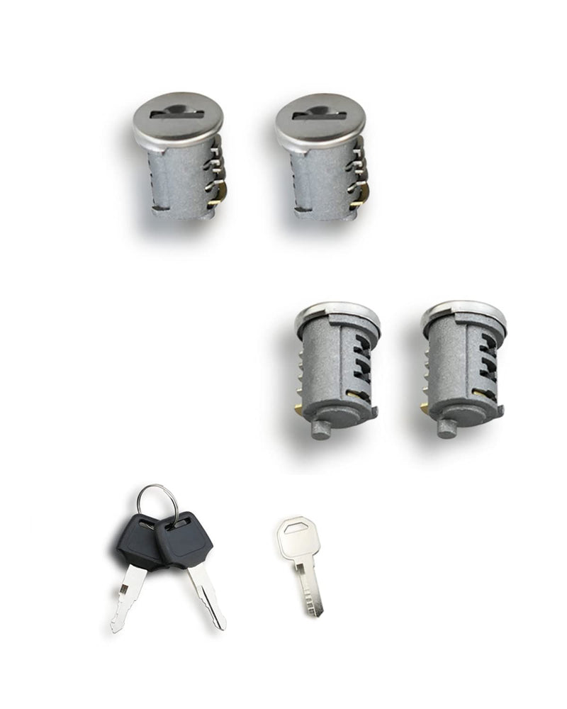 4 Pack Lock Cylinders,for Yakima Car Rack System Components Includes 4 Cylinders Cores, 2 Keys and 1 Control Key,Lockable Accessories for Yakima