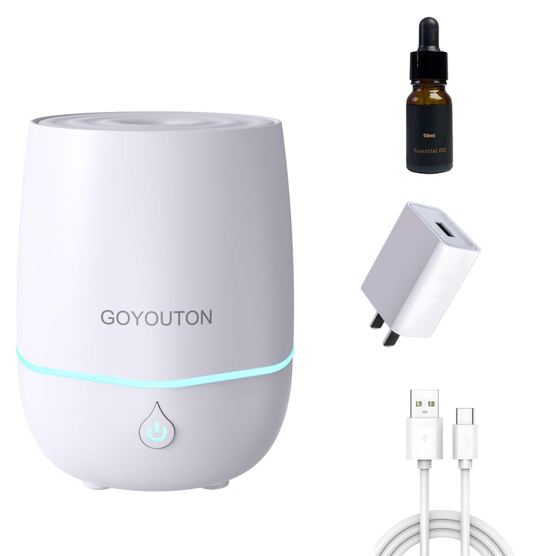 Essential Oil Diffuser, 200ML Diffusers for Home Scent Aromatherapy Diffuser Air Desk Humidifier Oil Diffuser romfor Bedroom Room Office with 7