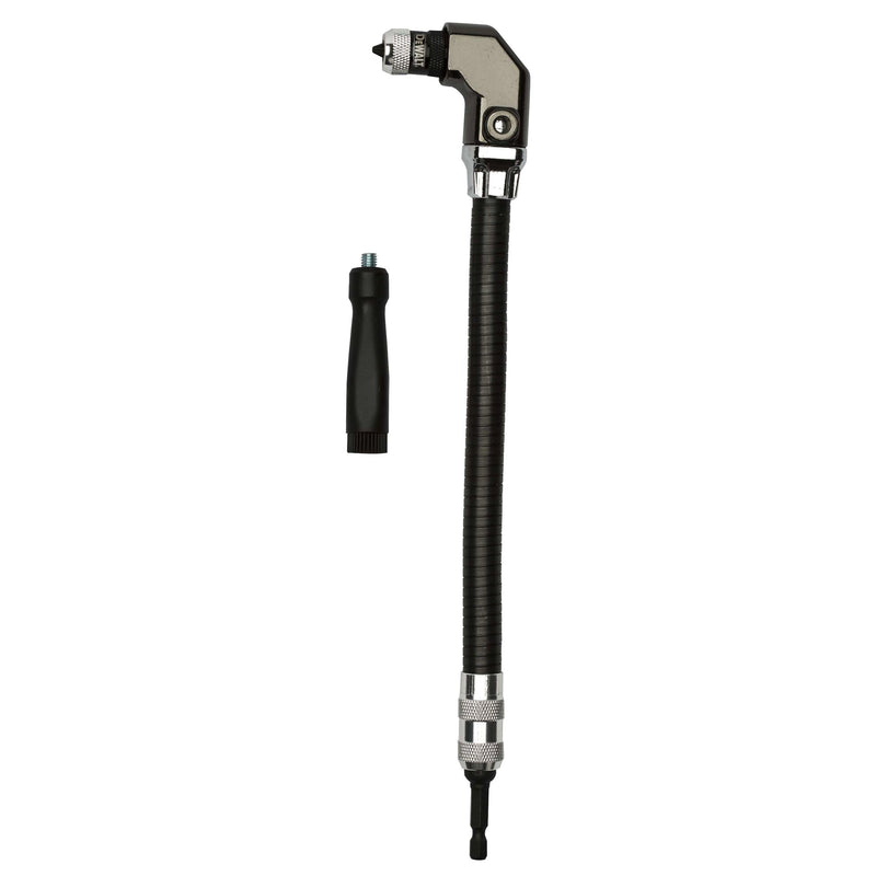 DEWALT Right Angle Attachment, Flex Shaft, Drill Attachment, 12-Inch (DWARAFS) 12"