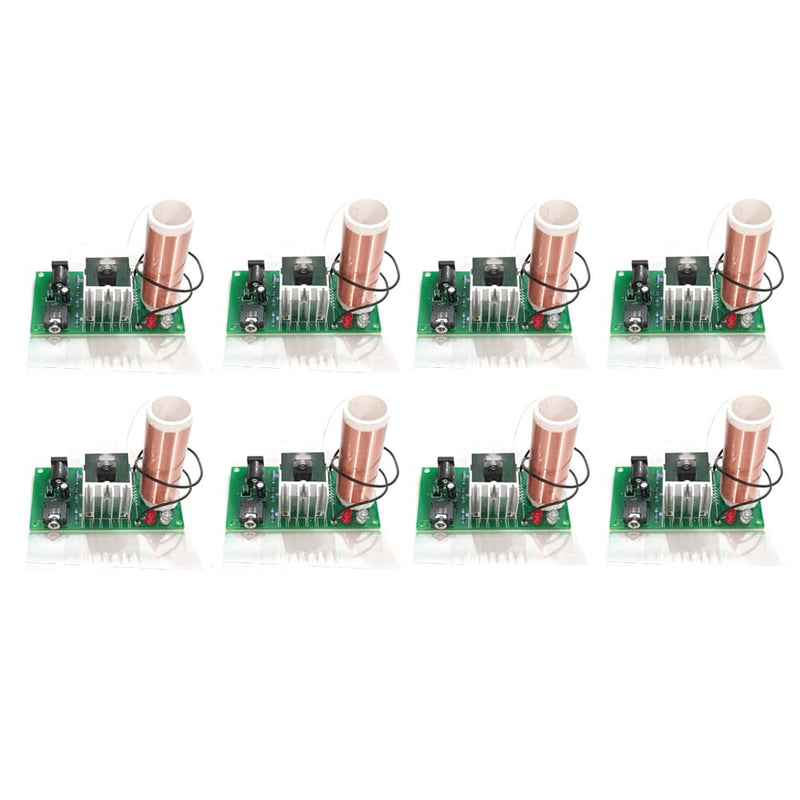 8pcs ISolderStore DIY Mini Tesla Coil Kit 15W Electronic DIY Kits Mini Music Tesla Coil Plasma Speaker Soldering Practice Kit DIY Soldering