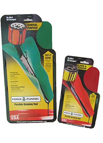 Form-A-Funnel Flexible Draining Tool (2 Piece Kit)