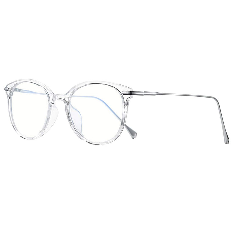COASION Blue Light Blocking Glasses for Women Vintage round anti Blue Ray Computer Game Eyeglasses Small Face