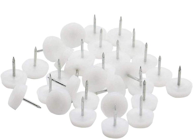 150 Pcs Plastic Furniture Chair Table Leg Feet Protector Pad Glide Nail for Chairs, Stools, Tables. Protect The Floor Smooth and Wood Furniture