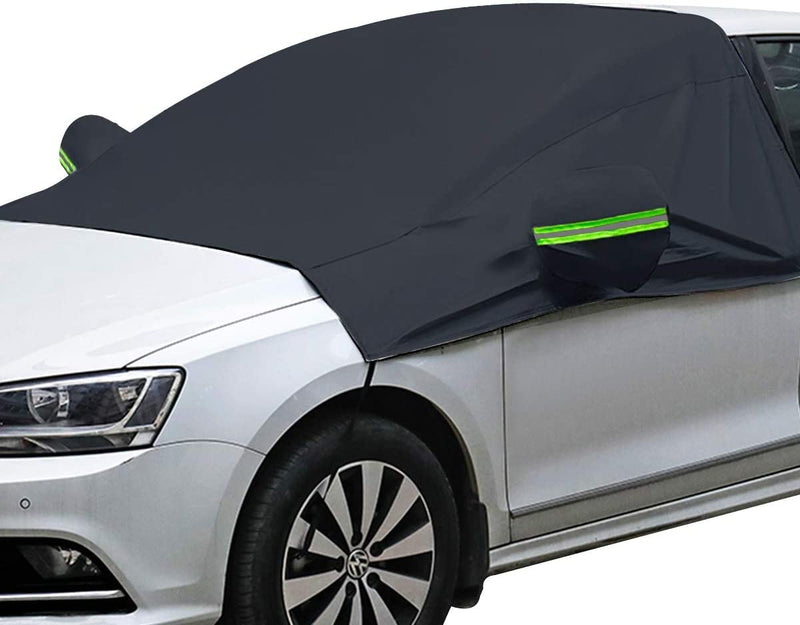 Windshield Snow Cover with Side Mirror Covers, Protects Windshield and Wipers from Weatherproof, Rain, Sun, Frost, Extra Large Size Fits for Most