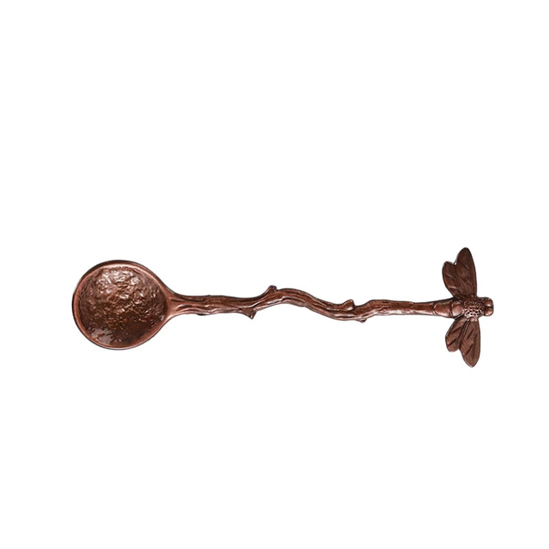 Retro Dragonfly Spoon Coffee,Teaspoon Stainless Steel Tableware Creative Sugar,Tea Spoon Stir Bar, Dessert, Cake, Long Handle Spoons Kitchen