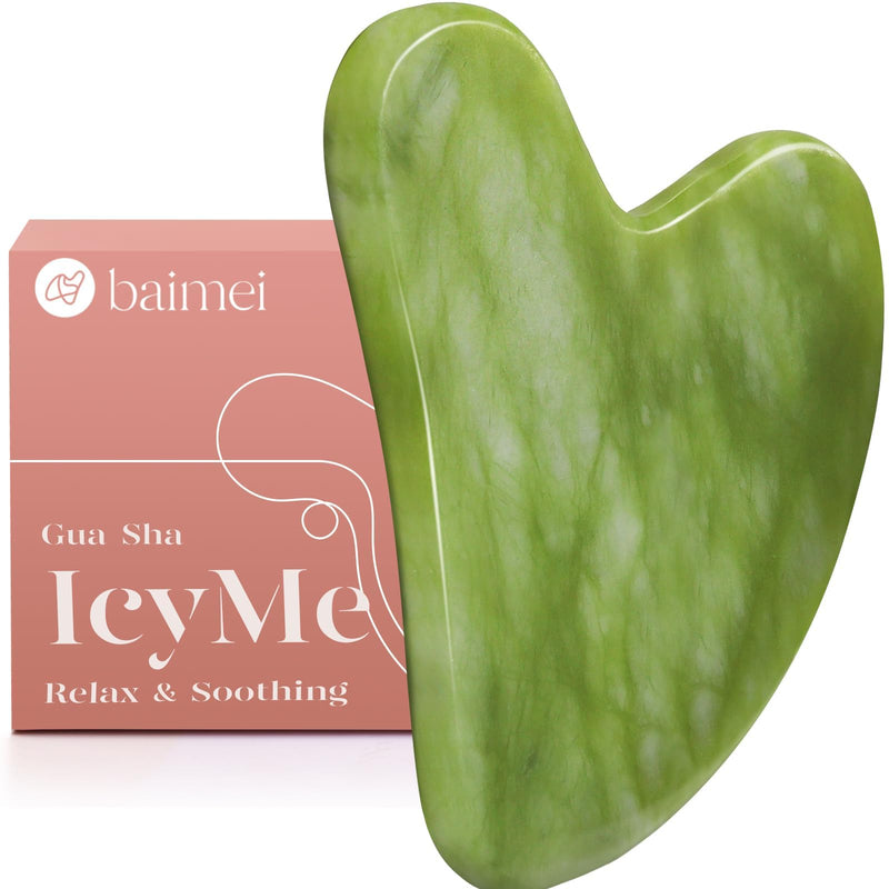 BAIMEI IcyMe Gua Sha Facial Tools Face Massager for Skin Care, Relaxation and Reduce Wrinkles Puffiness Skin Care Tools, Self Care Gift for Men