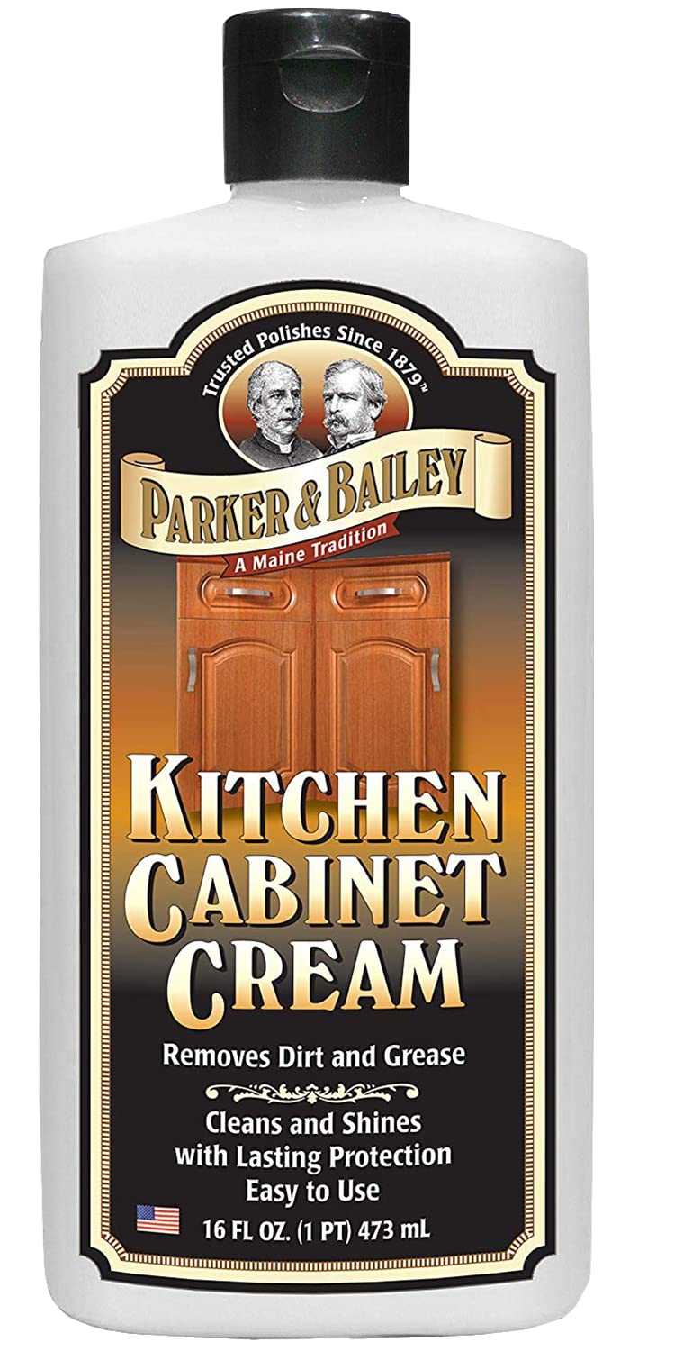 Parker and Bailey Kitchen Cabinet Cream-Wood Cleaner-Grease Remover 16 Oz (1)