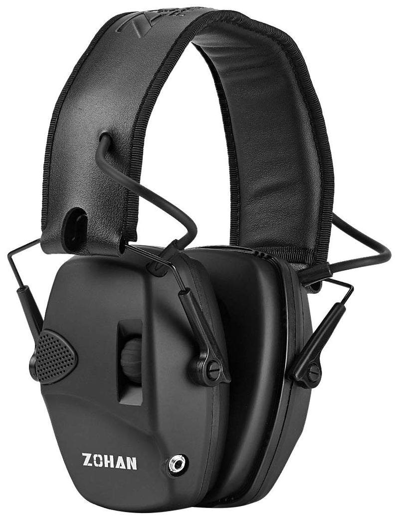 ZOHAN EM054 Electronic Ear Protection for Shooting Range with Sound Amplification Noise Reduction, Ear Muffs for Gun Range