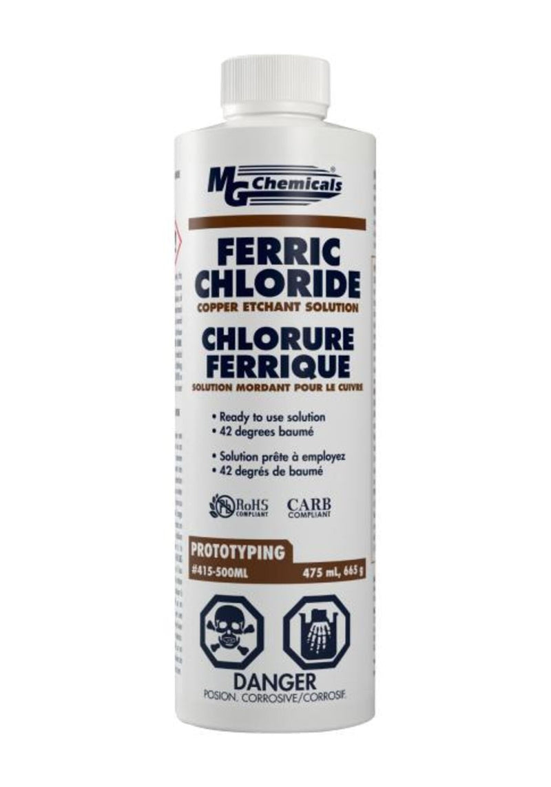 MG Chemicals 415-1L Ferric Chloride, 1 Quart 946 mL Etchant Solution
