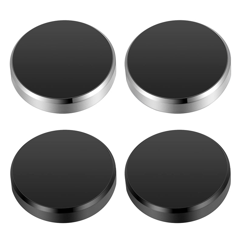 TOODOO 4 Pieces Magnetic Phone Car Mount Flat Cell Phone Holder Universal Stick on Flat Magnetic Car Mount for Dashboard Wall Windshield Table