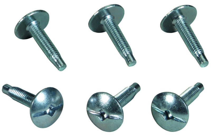 Square D - S106 Load Center Cover Replacement Screws, 6-Pack, Silver, 6 Count