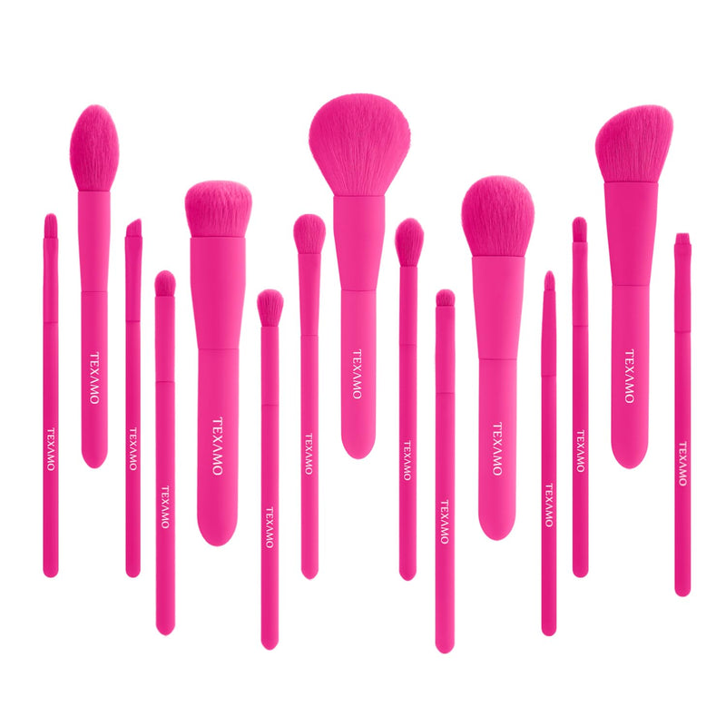 Makeup Brush Set, 15 Piece Quality Makeup Brushes, Premium Synthetic Make up Brushes for Foundation Powder Blush Highlighter Concealer Makeup