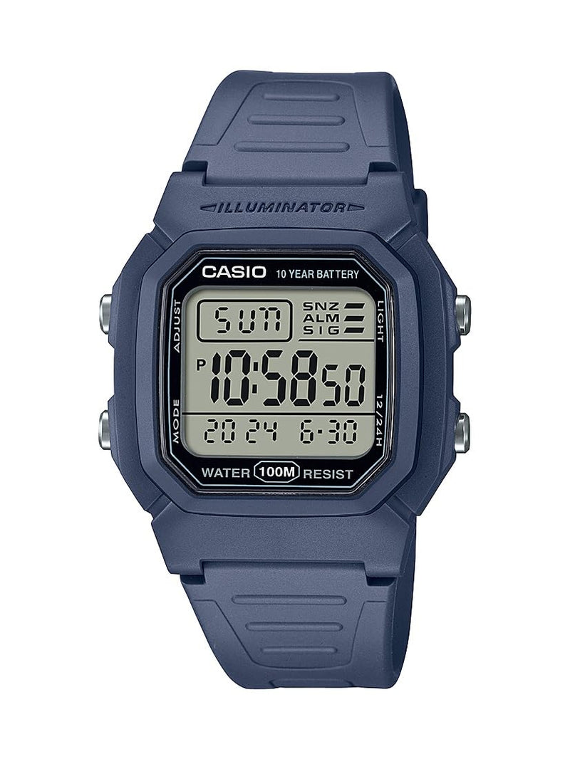 Casio W800HG Series | Men’s Digital Watch | 100 Meter Water Resistance | Multi Function Alarm | 100 SEC Stopwatch | Auto Calendar | Countdown