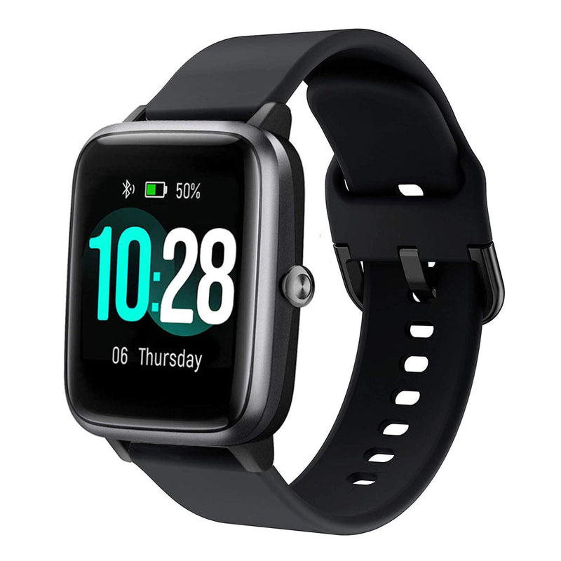 ViCRiOR Bands Compatible with ID205L Smart Watch, 19mm Quick Release Soft Silicone Fadeless Pattern Printed Floral Replacement Band for ID205L,