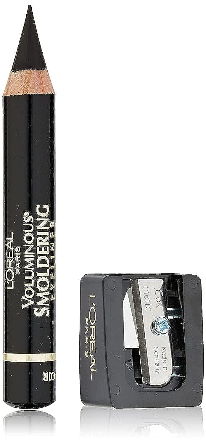 L'Oreal Paris Voluminous Smoldering Eyeliner, Black, 0.056 Oz, 1 Count 1 Count (Pack of 1)