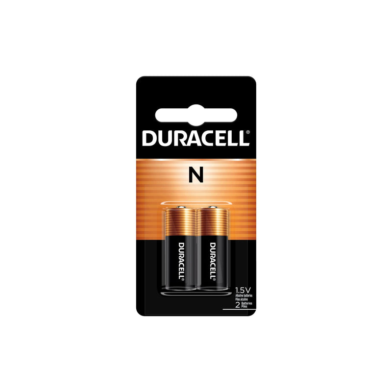 Duracell N 1.5V Alkaline Battery, 2 Count Pack, N 1.5 Volt Battery, Long-Lasting for Key Fobs, GPS Trackers, and More 2 Count (Pack of 1)