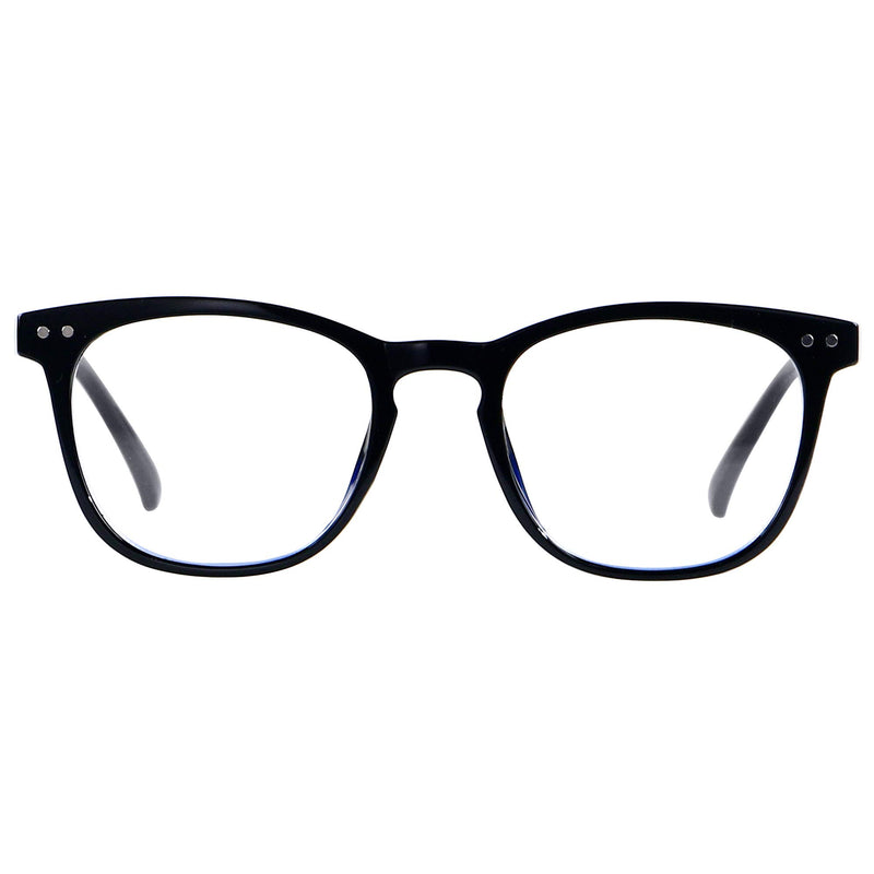ANDWOOD Blue Light Blocking Glasses Women Men Computer Small Face Clear Bluelight Blocker Eyeglasses Frame Square Black | Anti-blue Light Lenses