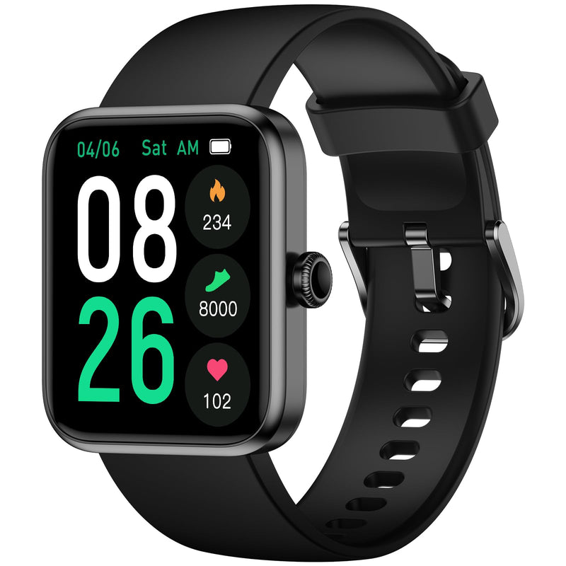 Fitness Tracker Watch, Step Tracker with Heart Rate, Blood Oxygen Sleep Monitor, IP68 Waterproof Pedometer, Step Calorie Counter, Health Fitness