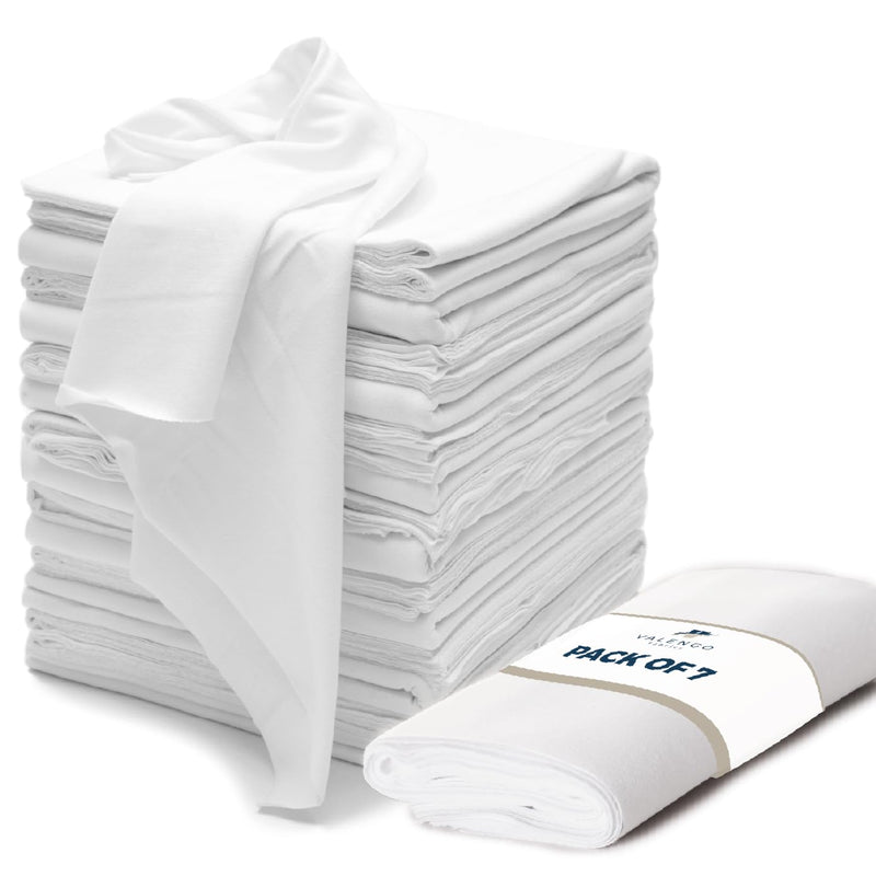 VALENGO New Lint Free Rags – 100% Cotton Cloth, Soft T-Shirt Rags, Lint Free Cloth for Staining Wood, Cast Iron, Dusting, Polishing, Painting and