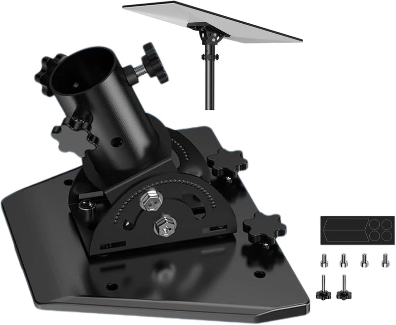 Starlink Gen 3 Mount Kit- Pipe Adapter, Stainless Steel Pole Mount, Angle-Adjustable Starlink Mouting Kit for Gen 3 Roof Mounted Accessories (Fits