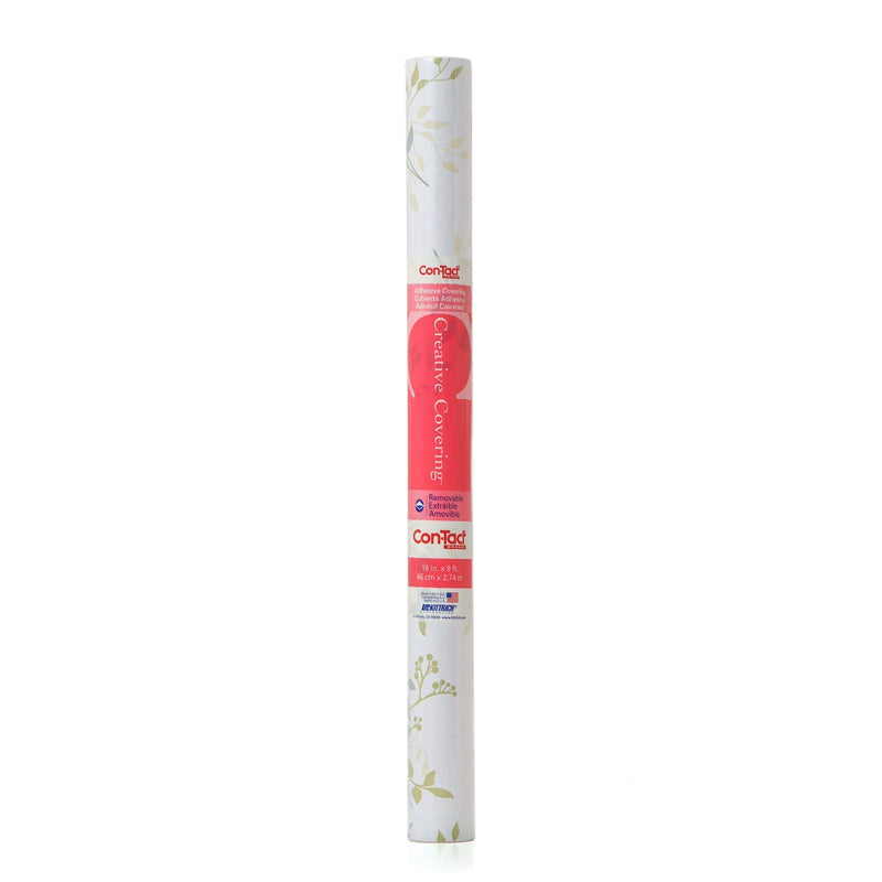 Con-Tact Brand Creative Covering Self-Adhesive Shelf and Drawer Liner, 18" x 9', Aspen Aloe (09F-C9I63-12) Aspen Aloe 4.4"W x 45.7"L