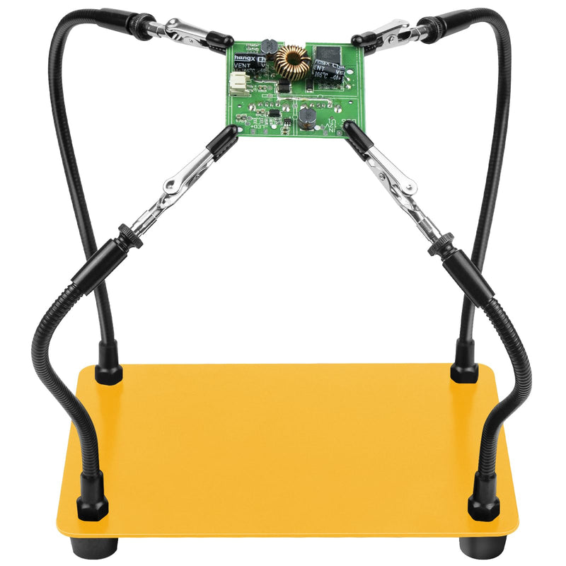 XYK Helping Hands Soldering Station, Soldering Kit, Third Hand Soldering Tool 4 Flexible Arms Helping Hands for Electronic Repair Soldering