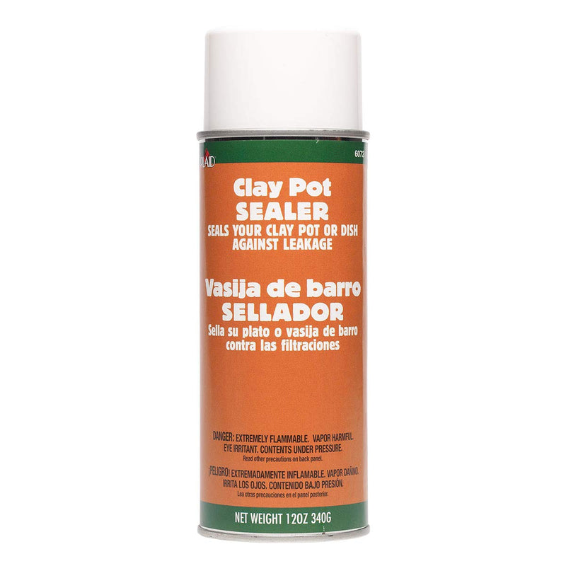 Plaid Clay Pot Sealer, 12oz, Clear 12 Oz
