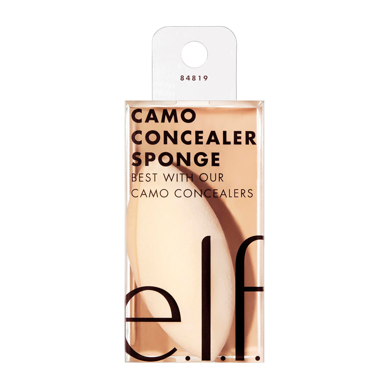 e.l.f. Camo Concealer Sponge, Makeup Sponge With Latex Free Foam & Dual-Pointed Ends For Blending, Vegan & Cruelty-Free 1 Count (Pack of 1)